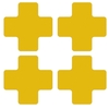 Diecut shape cross-piece yellow